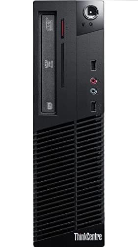 (Renewed) Lenovo ThinkCenter M73 Desktop (Intel Core i7 4770s / 8 GB RAM / 240GB SSD/ Windows 10 Pro/ MS Office / USB, Ethernet,VGA, Black)
