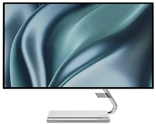 (Refurbished) Lenovo Q-Series 68.6cm (27 Inch) 2K QHD IPS Monitor | 4-Sided Borderless, USB Hub, All-in-
