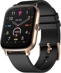 (Renewed) Noise Icon Buzz BT Calling with 1.69" display , AI Voice Assistance, Built-In Games Smartwatch (Black Strap, Regular)