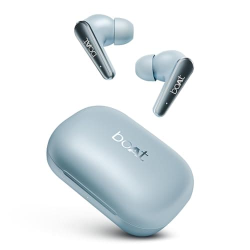 boAt Newly Launched Airdopes 280 ANC TWS in-Ear Earbuds with 32dB ANC, Ambient Mode, 60hrs Playback, 13mm Drivers, 4 Mics with ENx, in-Ear Detection, ...