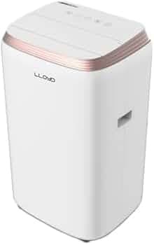 Lloyd 1.0 Ton Portable AC (100% Copper, 2022 Model, White with Golden Deco Strip, GLP12B01TP)