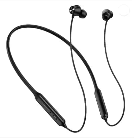 (Renewed) Dizo Wireless Power with ENC, 11.2mm Driver,18H Playback Bluetooth Headset (Classic Black, in The Ear)