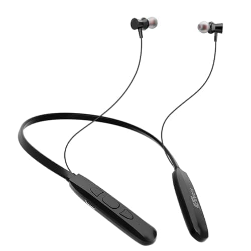 Kratos N1 Neckband Bluetooth Headphones with 30 Hours Playtime with 13mm Drivers, Rich Music Experience, Type C Fast Charging, Neckband Earphones with...