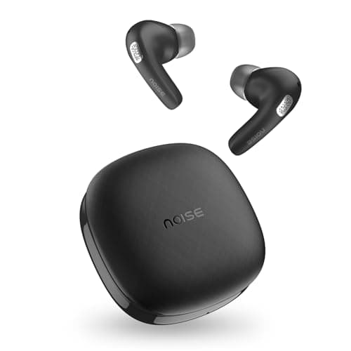 Noise Newly Launched Buds E1 in-Ear Truly Wireless Earbuds with Pebble Grain Design, 35H of Playtime, Quad mic ENC,10mm Driver, Low Latency, BT v5.3 (...