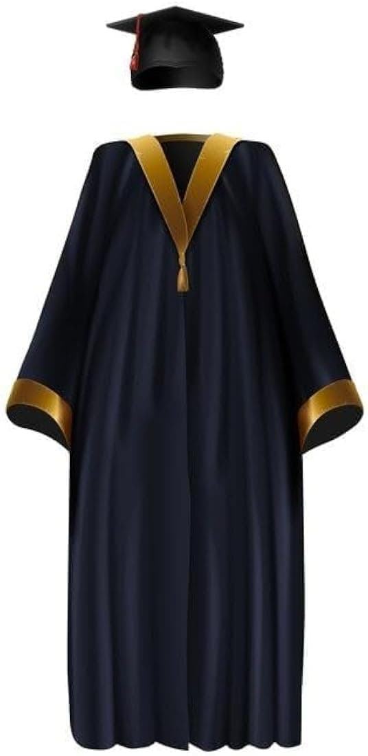 Raj Costume Convocation Dress Gradution Gown and Cap for Kids Adult Men Women Girls College School Degree Gown Academic Gown