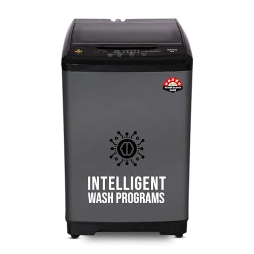 Power Guard 7 Kg Fully Automatic Top Load Washing Machine 5 Star with Oceanus Wave Drum, Fuzzy Logic Control (PG70WMFATL-02, Express Wash, Air Dry, So...