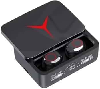M90 pro Wireless Bluetooth Earbuds with Touch Control and Dual LED Charging Display, 140H Playtime Headphones with Noise Cancellation Gaming TWS (Blac...