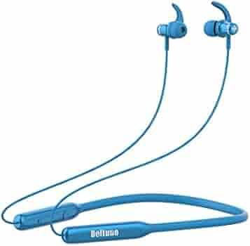 Boltune BHT-335 Wireless Bluetooth Neckband Earphone headphopne Headset TWS Playtime 36 Hours Ocean Blue