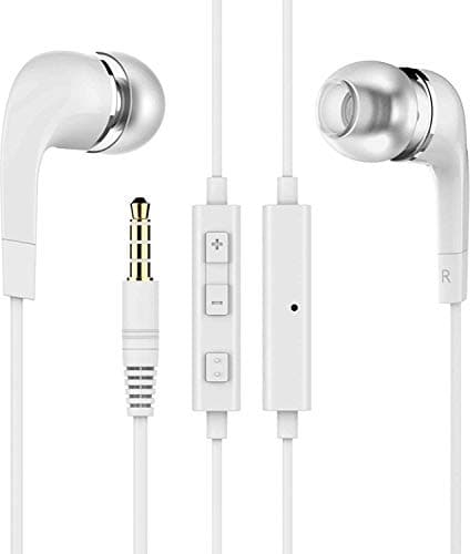 Earphones for OnePlus Nord CE 2 Lite 5G Earphone Original Like Wired Stereo Deep Bass Head Hands-free Headset Earbud With Built in-line Mic, With Premium Quality Good Sound Stereo Call Answer/End Button, Music 3.5mm Aux Audio Jack (TSB16, YR, Black)
