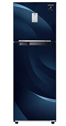 Samsung 265 L 3 Star Inverter Frost Free Double Door Refrigerator(RT30A3A234U/HL,Rythmic Twirl BLUE, 2022 Model)