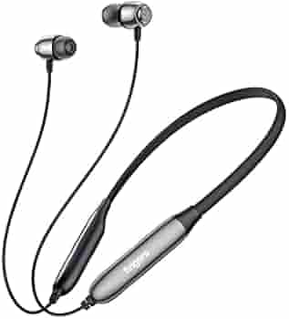FINGERS FC-Gig Bluetooth Wireless Neckband in-Ear Earphones (20-Hour Playback, 10-min Fast Charge for 2.5 Hour Music, Built-in Mic with Surround Noise Cancellation SNC™ Technology)