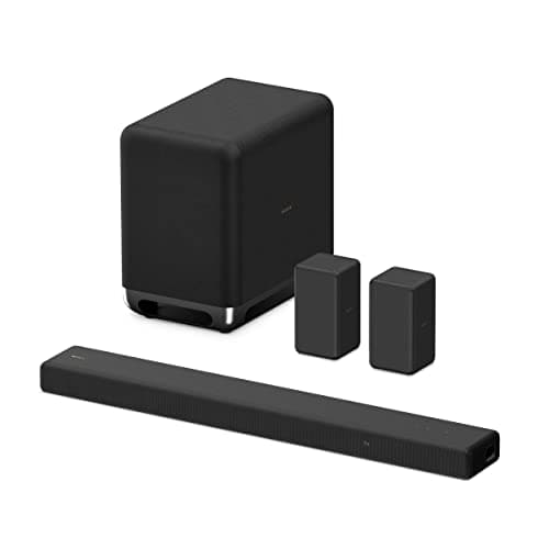Sony HT-A3000 A Series Premium Soundbar 5.1ch 360 SSM Home theatre system with Dolby Atmos and wireless Subwoofer SA-SW5 & Rear Speaker SA-RS3S(Bluetooth,360 Reality Audio, HDMI eArc & Optical)