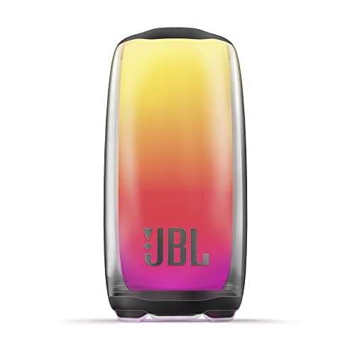 (Renewed) JBL Pulse 5, Wireless Portable Bluetooth Speaker, 40 Watt, Customized 360° Lightshow Portable App, Pro Sound, Deep Bass, 12 Hours Playtime, PartyBoost, IP67 Waterproof & Dustproof (Black)
