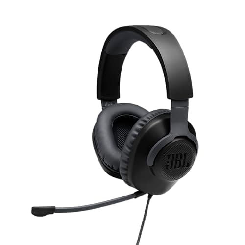 Jbl Quantum 100, Wired Over Ear Gaming Headphones with Mic for Pc, Mobile, Laptop, Ps4, Xbox, Nintendo Switch, Vr (Black)