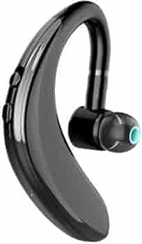 MECKWELL AVIKA S109 Single Wireless 18 Hours of Calling with 1 Hour Charge Bluetooth Headset with Mic for All iPhone and Android Smartphone (Silver)