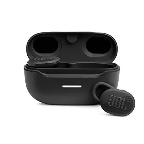 JBL Endurance Race TWS | Active Sports Earbuds with Mic | 30Hrs Playtime | IP67 Water & Dustproof | Customize with JBL App | Secure fit with Enhancer & Twistlock Design for Running & Workouts (Black)