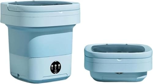 Portable Washing Machine, 16L Mini Washing Machine With Spin Basket, Small Portable Washer Machine Suitable for Underwear Small Clothes Dryer Deep Cle...