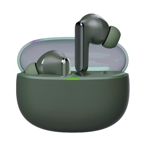 itel T11 Pro TWS in-Ear Earbuds with 360 Deep Bass, Quad Mic Along with Noise-Free Calls, 13mm Drivers, Bluetooth v5.3, 42 Hrs Playtime, Ergonomic Des...