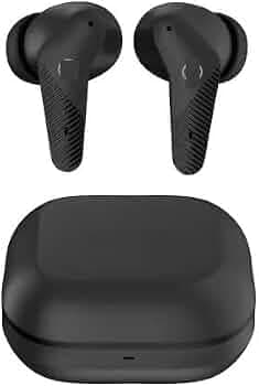 Buds VS102 Neo with 40 Hrs Playtime, Environmental Noise Cancellation, Quad Mic Bluetooth (Carbon Black, True Wireless)