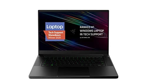 Razer Blade 15 2020 Intel Core i7-10750H 6-Core 15.6 inches FHD Gaming Laptop (NVIDIA GeForce RTX 2060, 1080p 144Hz, 16GB RAM, 512GB SSD, Windows CNC