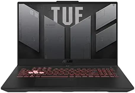 ASUS TUF Gaming A17 (2022), 17.3" (43.94 cms) FHD 144Hz, AMD Ryzen 7-6800H, RTX 3060 6GB Graphics, Gaming Laptop (16GB/1TB SSD/Windows 11/Office 2021/Gray/2.6 kg), FA777RM-HX019W, Jaeger Gray