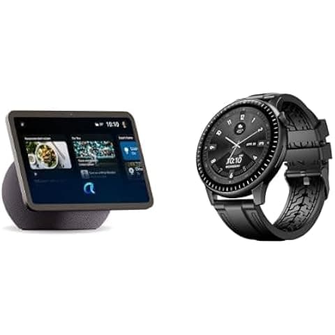 boAt Valour Watch 1 R (Obsidian Black) with Amazon Echo Show 8 (Graphite) Combo, Save extra