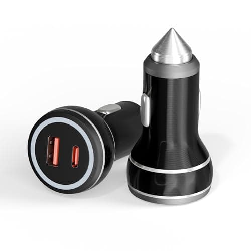AILKIN 145W Fast Charging Car Charger,Dual Output 100W QC + 45W PD Type C Car Adapter,Quick Car Charging Compatible with All Cars for iPhone & Android...
