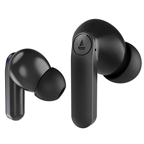 (Renewed) boAt Airdopes 121 PRO True Wireless Earbuds with boAt Signature Sound, Quad Mic ENx™, Beast™ Mode for Gaming, 40H Playtime, IWP™, IPX4, Battery Indicator Screen(Active Black)