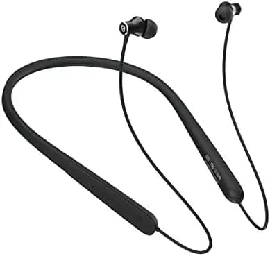 Portronics Harmonics X1 Wireless Bluetooth 5.0 Sports Headset with Powerful Audio Output, 15 Hrs Playtime, Magnetic Earbuds, Type C Charging(Black)