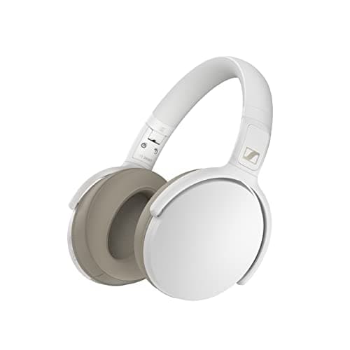 Sennheiser HD 350BT Wireless Bluetooth Over The Ear Headphone with Mic (White)