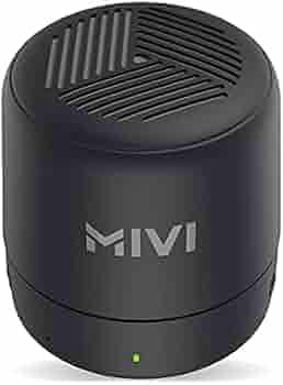 (Renewed) Mivi Play 5 Watt Truly Wireless Bluetooth Portable Speaker (Black)