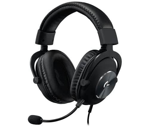 Logitech G Pro X Gaming Wired Over Ear Headphones with Mic Blue Voice DTS Headphone:X 2.0, 50Mm Pro-G Drivers, 2.0 Surround S