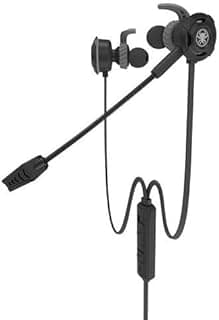Plextone G30 in Ear Wired Gaming Earphones, Noise Cancelling Headset with Mic, Stereo Bass, 3.5 mm Jack, All Device Supports (Black) (G30-B)