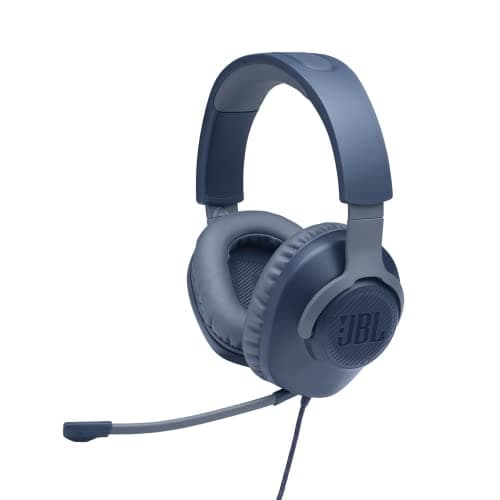 Jbl Quantum 100, Wired Over Ear Gaming Headphones with Mic for Pc, Mobile, Laptop, Ps4, Xbox, Nintendo Switch, Vr (Blue)