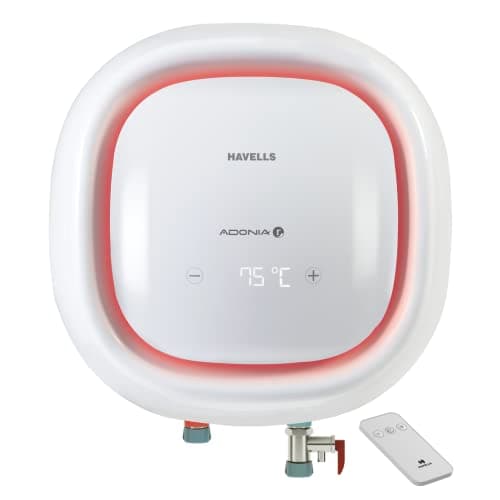 Havells Adonia R 15 litre Digital Storage Water Heater with remote (White)