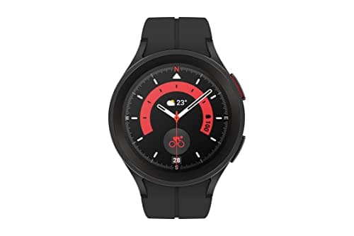 Samsung Galaxy Watch5 Pro LTE (45 mm, Black Titanium, Compatible with Android only)