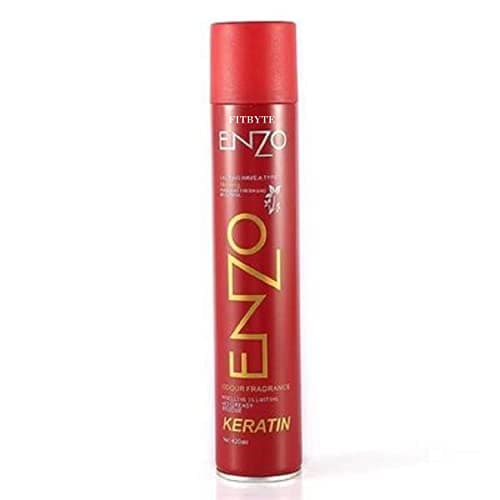FITBYTE ENZO Hair Spray For Strong Hair (Red, 420 Ml) Pack Of 1-For Men & Women