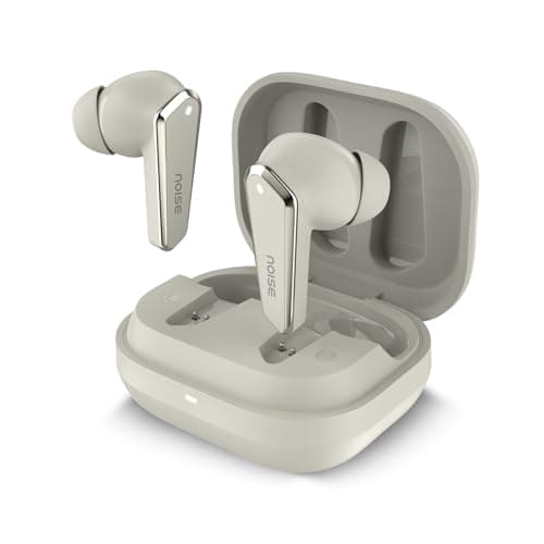 Noise Newly Launched Buds N1 in-Ear Truly Wireless Earbuds with Chrome Finish, 40H of Playtime, Quad Mic with ENC, Ultra Low Latency(up to 40 ms), Ins...