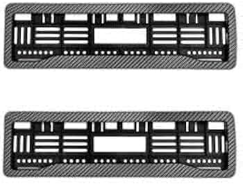 CANVAS Car HSRP | IND Number Plate Frame | Cover | Standard Size | Length: 20" | Width: 5" | Height: 1"