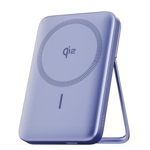 Ambrane Qi2 Magsafe Wireless 10000mAh Powerbank, Faster 15W Wireless Charging, Better Magnetic Strength, Low Heat with Qi2 Certified Technology, Metal...