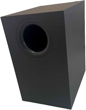 Subwoofer Box/Enclosure for 8 Inch subwoofer/woofer (Band-Pass Enclosure) Only Empty Box, Black