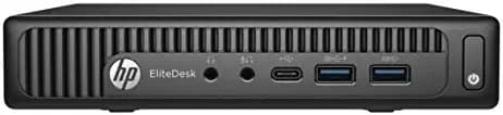 (Renewed) HP EliteDesk 800 G2 Mini PC (Intel Core i3 6th gen, 4 GB DDR4 RAM, 500 GB HDD, Windows 11, MS Office, WiFi, Integrated Graphics, USB, DP) Black