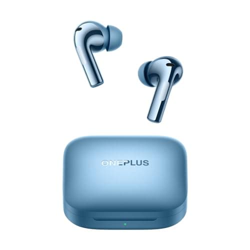 OnePlus Buds 3 Truly Wireless Bluetooth Earbuds with Upto 49dB Smart Adaptive Noise Cancellation,Hi-Res Sound Quality,Sliding Volume Control,10mins fo...