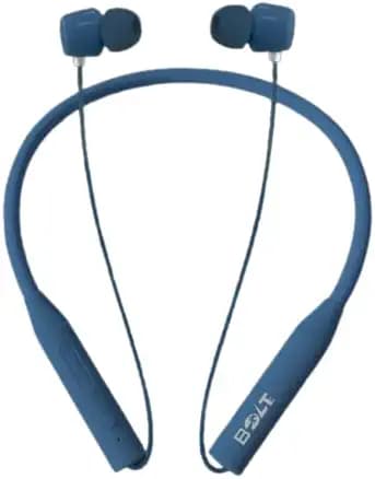 BOLTE BNB-16 Wireless/Bluetooth Neckband Bass Pro, 21 Hours Play time, Built-in MIC | Blue