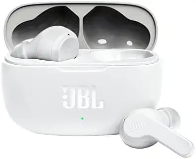(Renewed) JBL Wave 200 True Wireless Earbuds with Mic, 20 Hours Playtime, JBL Deep Bass Sound, Dual Connect Technology, Quick Charge, Comfort Fit Ergonomic Design, Voice Assistant Support for Mobiles (White)