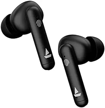 (Renewed) boAt Airdopes 141 Bluetooth Truly Wireless In Ear Earbuds with 42 Hours Playback, Fast Charge, IWP Technology, IPX4, Bluetooth v5.0 and Voice Assistant with mic (Active Black)