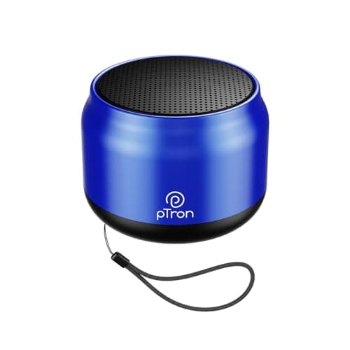 pTron Musicbot Lite 6W Bluetooth Speaker with 8 Hrs Playtime, 2.04" Neo Driver for Pristine Sound, Mini Size Portable Speaker, BTv5.1 Connectivity, TW...
