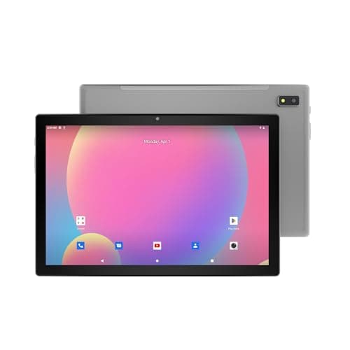 DOMO Slate SLP9 4G Tablet PC, 6765 10.1-Inch LCD, 4GB RAM, 64GB Storage, 1TB Expandable, Glass Touch Screen, Volte, Bluetooth, Dual SIM Slots, Octa Co...