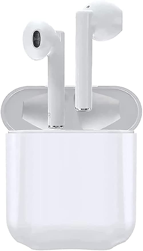 Abort i12 Bluetooth Ear Buds Bluetooth Headset in Ear Earbuds with Mic Touch Sensor with and High Bass Level Supporting All Smart Phone & Device