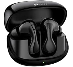 pTron Bassbuds Tango in-Ear TWS Ear Buds w/Custom EQ, 50Hrs Playtime, Pristine Sound, Dual Mic, TruTalk ENC Calls, Mobile A…